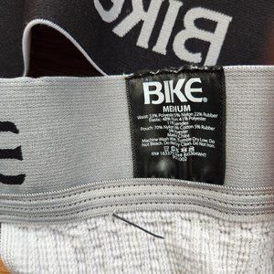 BIKE Athletic Supporter - Classic 2" Waistband - White - Medium